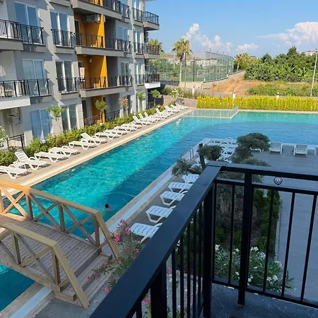 Apartman Okurcalar 126 M Havuzlu Bir Yatak Odali Alanya